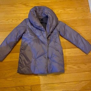 Garnet hill plum puffer